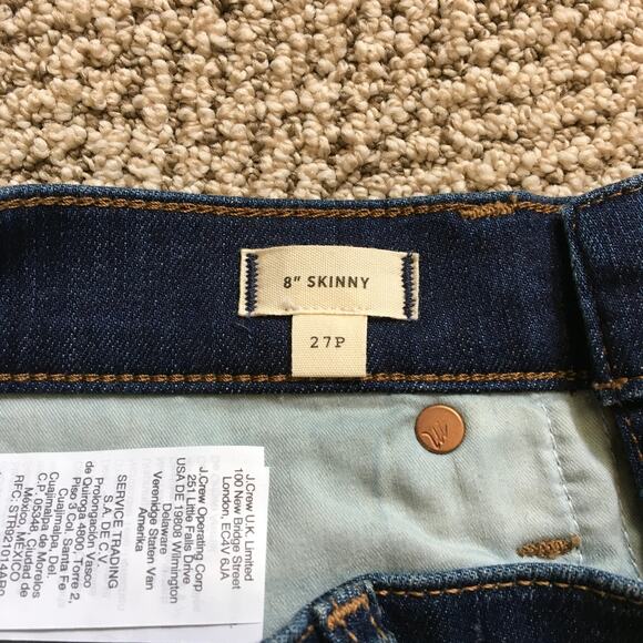 NWT Madewell 8 inch Skinny Jeans Size 27 Petite - Picture 5 of 8
